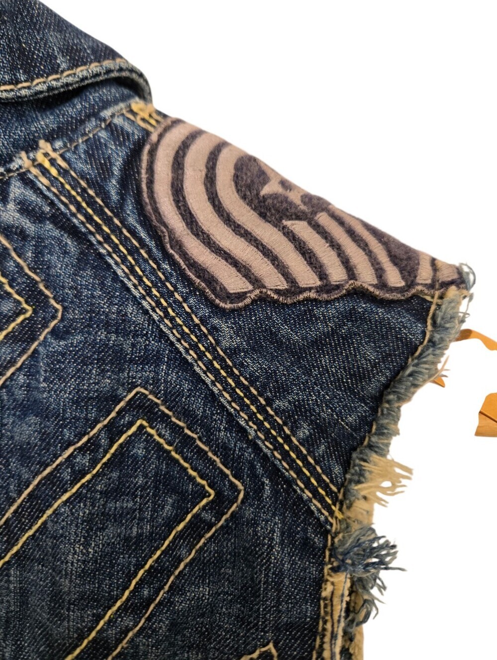 🔥🖤 Taverniti So Jeans “Stella” Denim Utility Vest | Boho Moto Festival Western - Picture 6 of 9